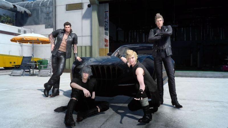 Sí, en FFXV hay selfies.